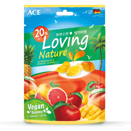 【ACE】熱帶水果植物軟糖